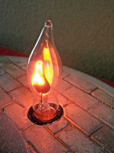 Flicker flame clear light - flicker,