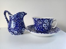 Burleigh calico blue - burleigh, white