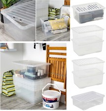 Clear Plastic Storage Boxes
