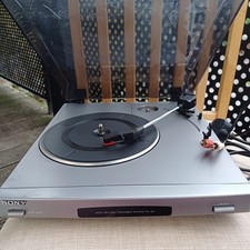 Sony PS-J20 Stereo Turntable built in preamp 2 speed setting Semi-automatic 12"