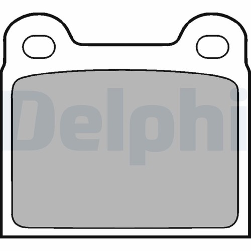 Brake pad set disc parking - disc,