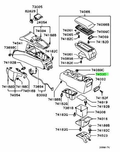 Console floor rr for - floor,,