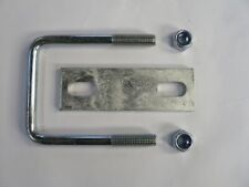 M12 zinc plated square u-bolts U bolts boat trailer cars livestock trucks PLATE
