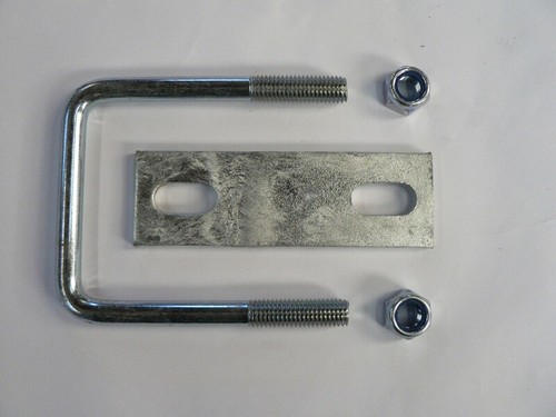 M12 zinc plated square - , u-bolts