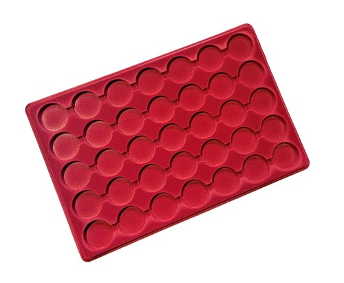 Red coin tray for coins - coin,