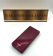 SHARP AQUOS KEITAI RED SH-N01 Android Flip Phone Unlocked 601SH Used Japan