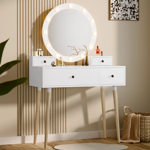 Dressing table with - dressing,