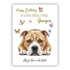 American Bulldog Personalised