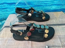 River Island black disc detail