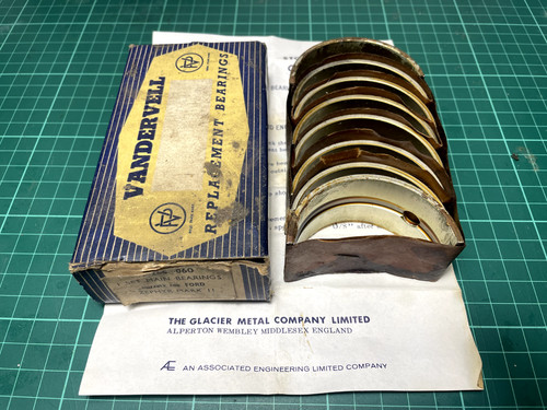 Nos vandervell engine bearings - vandervell,