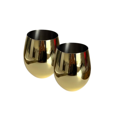 Stainless steel gold - steel, wine