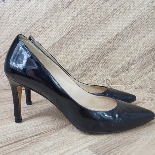 Bennett black patent - black, slip