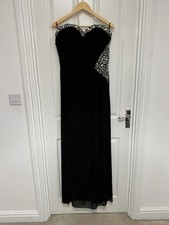 Lipsy VIP Black Evening Dress