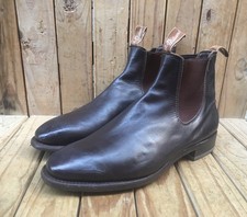 Rm Williams Brown leather Australian chelsea Men Boots Size UK 10.5 H US 11.5