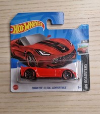 Hot Wheels Chevrolet Corvette C7 Z06 Convertible in Red - HW Roadsters