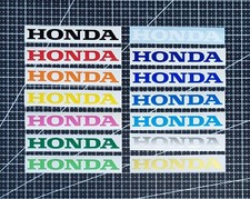 2 x HONDA  Motorbike - Vinyl Decal Sticker ( MULTIPLE SIZES and  COLOURS )