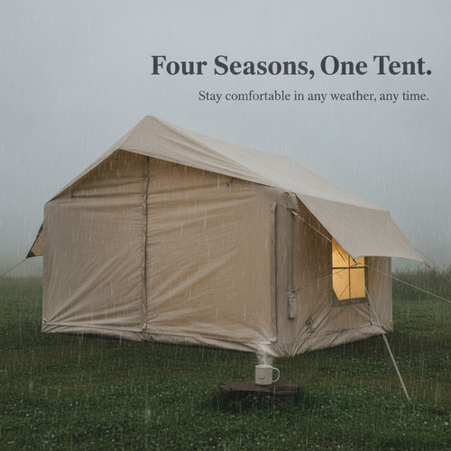 All season inflatable tent - all,