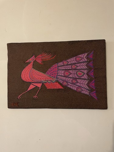 Vintage retro tapestry crewel - vintage,