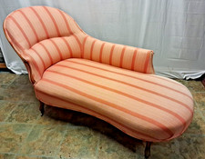 Antique  Upholstered Chaise Longue