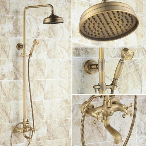 Antique brass rainfall - antique,