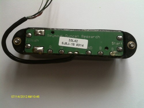 Seymour duncan sjbj guitar - seymour, sjbj-1b