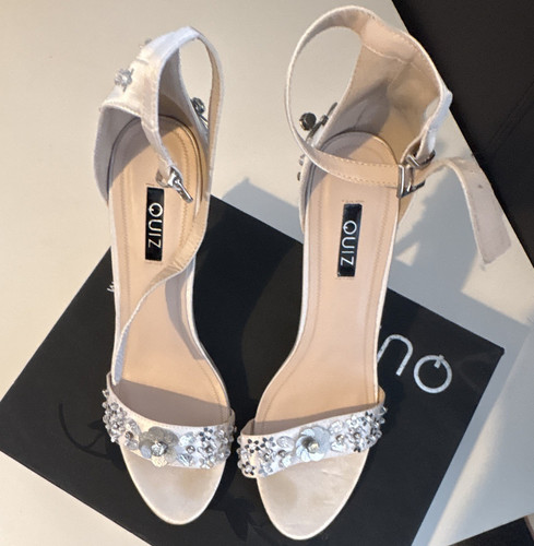 Quiz white faux leather - quiz,