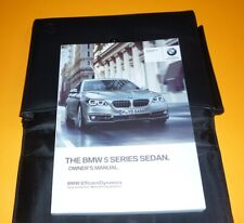2015 BMW 5 SERIES SEDAN OWNERS MANUAL SET GUIDE 15 528i 535i 550 535d i +CASE
