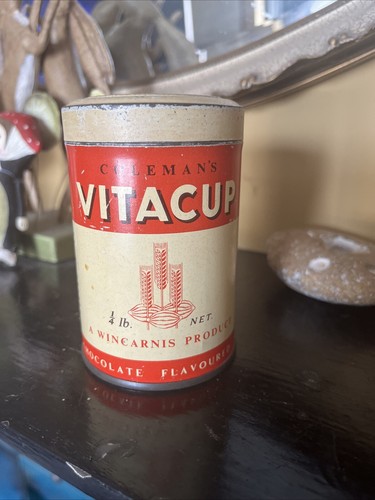 Vintage vitacup tin retro - vintage,