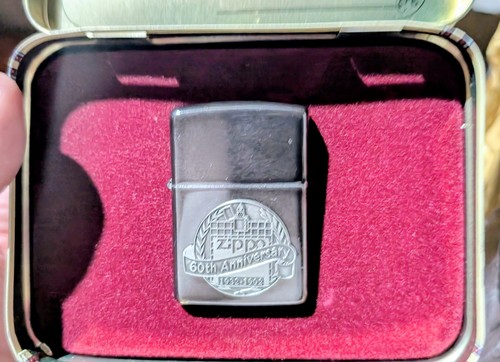 Zippo 60th anniversary lighter - zippo,