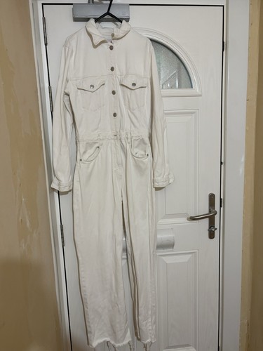 Zara white denim - zara, cotton