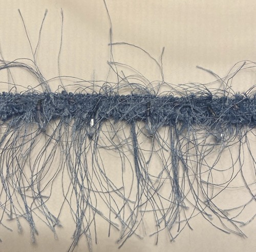 Blue rouleaux tassel - blue,