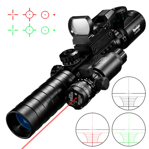 Combo hunting scope red - 1,