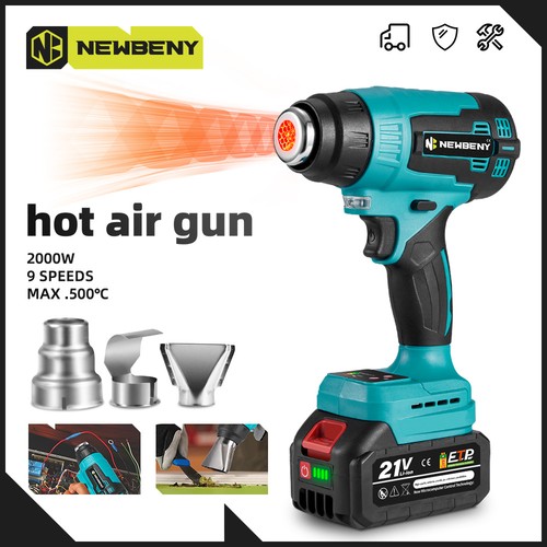 Hot air gun cordless - cordless, electric