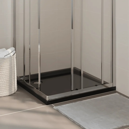 Vidaxl square black shower - vidaxl,