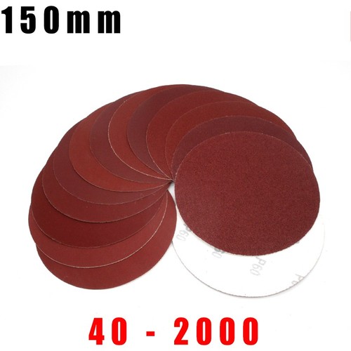 150mm red dry abrasive - red,