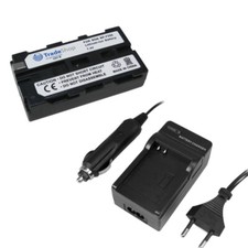 Battery 2400mAh + Charger For Sony DSR-PD100 DSR-PD150 DSR-PD150P DSR-PD170P 