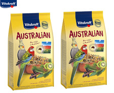 VITAKRAFT AUSTRALIAN COCKATIEL LOVEBIRD 750G BIRD CAGE FOOD FEED SEED 21644 X 2
