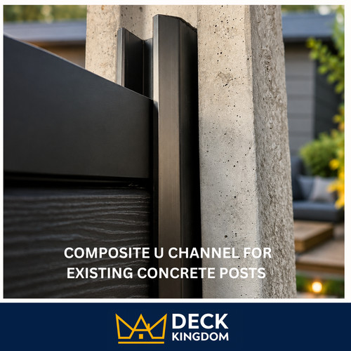 Composite fence panel - fence, u