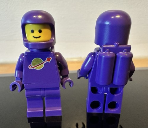 Purple lego spaceman - spaceman, classic