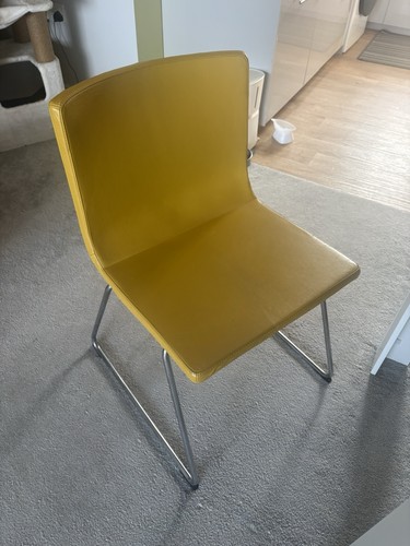 Ikea mustard yellow leather - mustard,