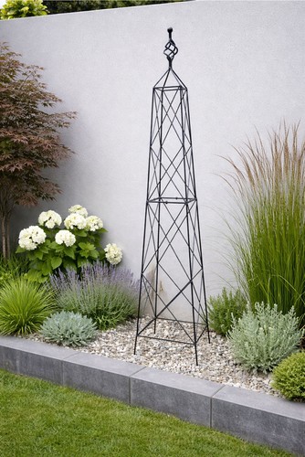 Steeple metal garden obelisk - steeple,