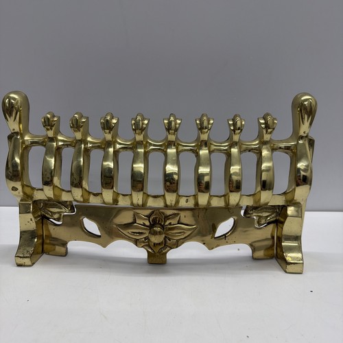 Vintage solid brass fire - vintage,