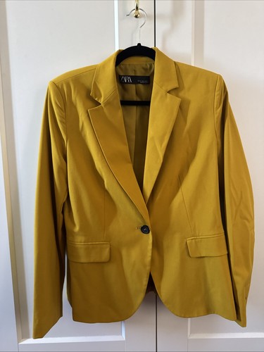 Zara yellow blazer size - blazer, 42
