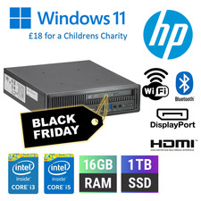 CHEAP FAST Windows 11 Pro SMALL Desktop PC i5 16GB RAM 1TB SSD WIFI CHARITY 05