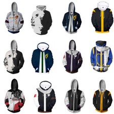 Anime Fairy Tail 3D Hoodies Cosplay Natsu Lucy Sweatshirt Coat Jackets Costumes