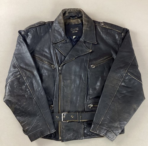 Vintage distressed leather - distressed,