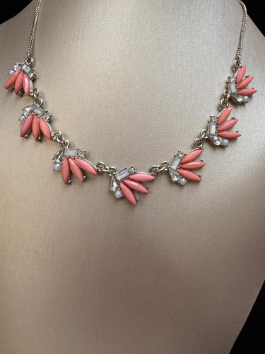 Gold tone coral - tone, pink