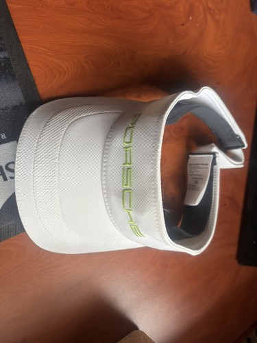White porsche visor - white,