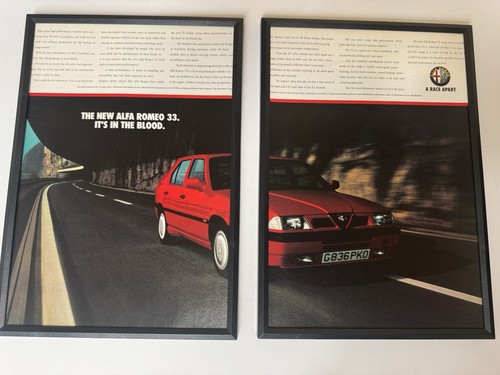 Framed original alfa romeo - framed, 33