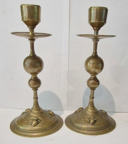 Pair vintage brass - pair,